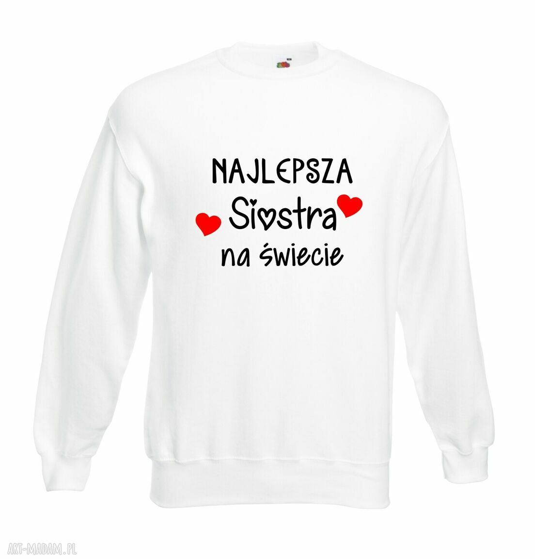 Bluza Z Nadrukiem Dla Siostry Prezent Najlepsza Siostra Sis