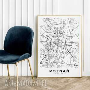 Plakaty Mapa Pozna Plakat X Cm Art Madam Pl