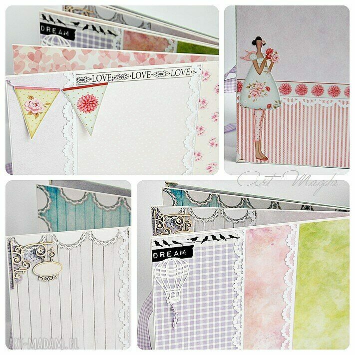 scrapbooking albumy, akcesoria album z na urodziny