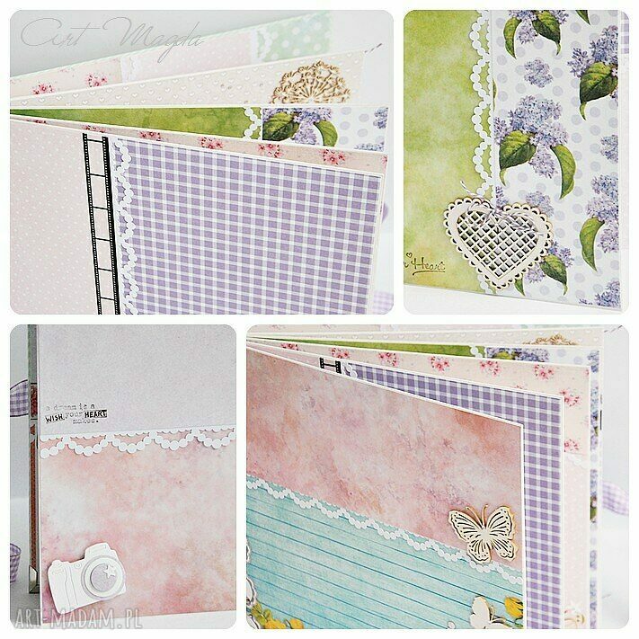 scrapbooking albumy, akcesoria album z na urodziny