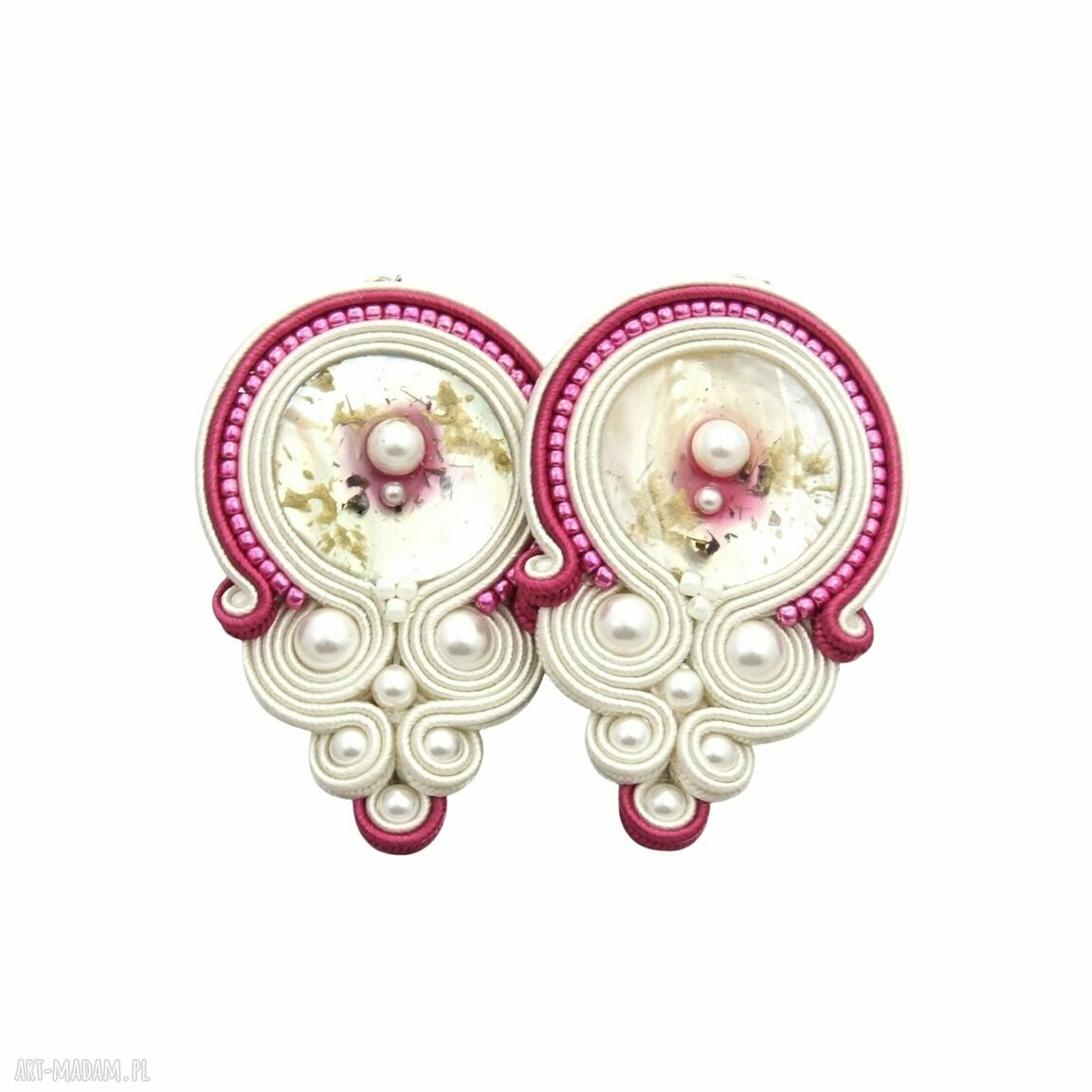 kolczyki soutache japanese style Kavrila ღ art Madam pl