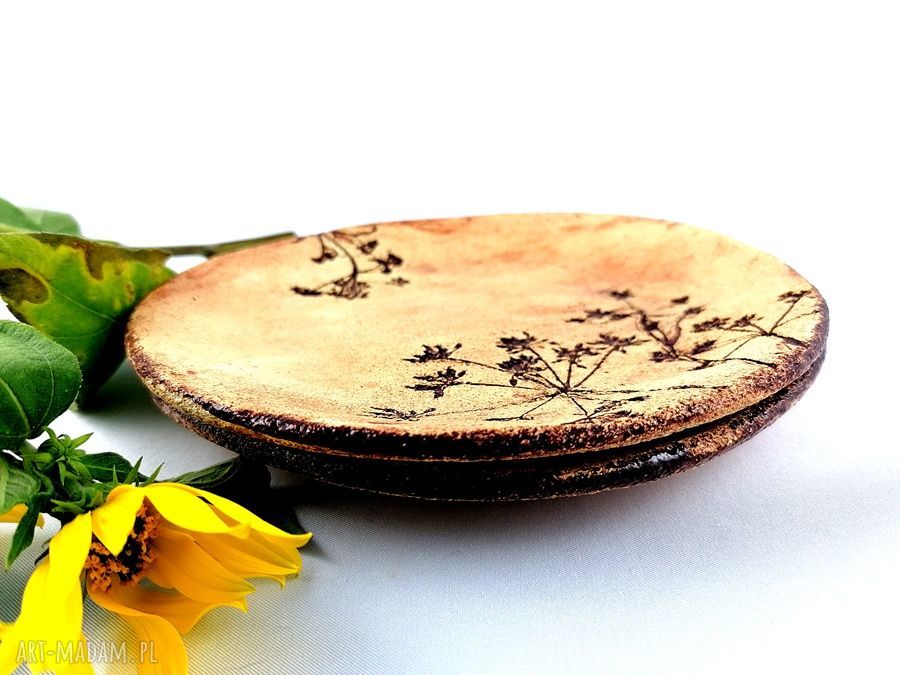 Handmade Patery Ceramiczne Dekoracje Talerz Miska Prezent