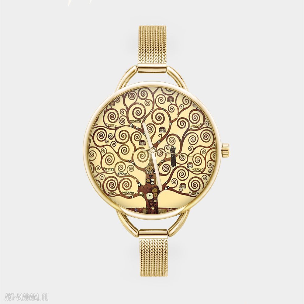 Laluv Zegarek Z Grafik Klimt Tree Of Life Zegarki