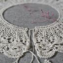 Bawełniany kołnierzyk retro