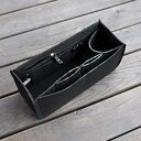 Organizer z filcu do torebki - czarny - niski