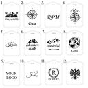 Zawieszka do walizki na bagaż z grawerem skórzana Identyfikator bagażu Przywieszka do bagażu