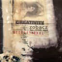 Duży szal jedwabny CREATIVITY (100 % pure Silk - krepa )