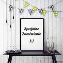 Zamówienie Specjalne! Ilustracja makieta