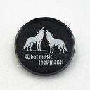 Przypinka gotycka z żywicy z wilkami pin print Goth 003