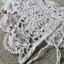 akcesoria kołnierzyk retro biały