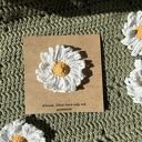 Szydełkowa stokrotka - 10 sztuk - wyjątkowe podziękowanie dla gości Komunijnych