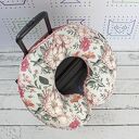 Poduszka Podróżna Kwiaty Vintage Garden Szare