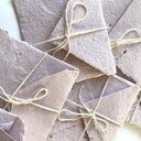 Zestaw 8 naklejek ROSES w kopercie z papieru czerpanego