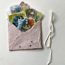 Zestaw 8 naklejek Sunglasses, w kopercie z papieru czerpanego