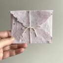 Zestaw 8 naklejek TEAL, w kopercie z papieru czerpanego