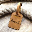 Zawieszka do walizki na bagaż z grawerem skórzana Identyfikator bagażu Przywieszka do bagażu