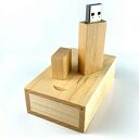Usb wood box - light - 64 gb