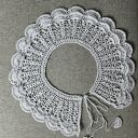 Kołnierzyk retro biały