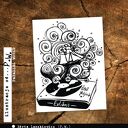 Unikalny exlibris jako drewniana pieczęć - personalizowany stempel do książek