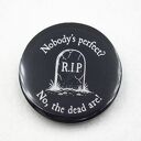 Przypinka gotycka z żywicy R. I.P. Pin print Goth 008
