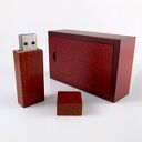 Usb wood box - dark - 64 gb