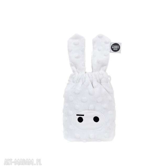 White Funny Bunny Bag