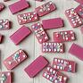 Eko Craft gra w domino dla zakochanych wyjątkowe 100% ręcznie wykonane kamienie do gry z żywicy