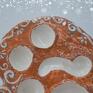 pomysł na świąteczne prezenty ceramika na święta paleta malarska piernikowe serce - prezent dla artysty
