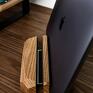 uchwyt na laptopa prosty i elegancki stojak na tablet z lite drewno