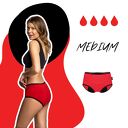 Majtki menstruacyjne RED - MEDIUM