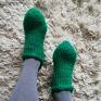 skarpetusie kapciusie - neonowy zielony (rozmiar 38/39) pure wool