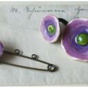 Zestaw biżuterii kwiatowej