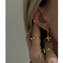 Nausznica półokrągła z różowego złota