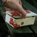 Pojemnik Kwiaty - ceramiczna szkatułka na biżuterię od Enio Art