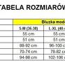 Bluzka z odkrytymi ramionami, T199, ciemnoróżowa ramiona