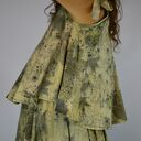 Barwiona roślinami Dzika Bluzka Łącząca z Ziemią