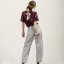 Shine A Light / cekinowa bluzka z kokardą