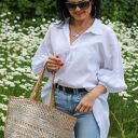 Biała koszula lniana Marina