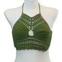 Top / bralet na szydełku na lato ze 100 procent bawelny rozmiar M