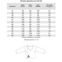 Bluzka damska lniana koniczyny