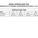 Bluzka w stylu topu z rękawem 3/4, T286, różowy