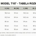 Bluzka szyfonowa z motywem w jaskółki, T157