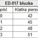 Bluzka Eva z siateczką i wstawką ecru 017