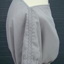 bluzka szyfonowa szara