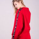 Bluzka sportowa MONICA w soczystej czerwieni (oversize)