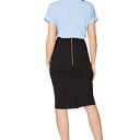 Elegancka bluzka z kokarda z szyfonu T223, błękitna