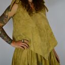 Barwiona roślinami Dzika Bluzka Żyjąca w Pełni