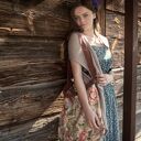Kamizela asymetryczna z dzianiny