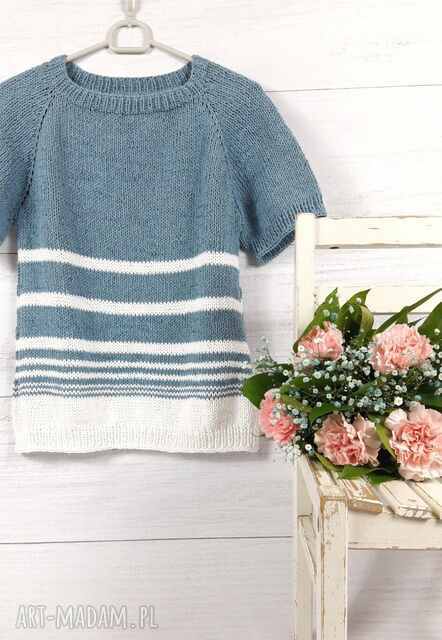 Bluzka letnia Jeans & white