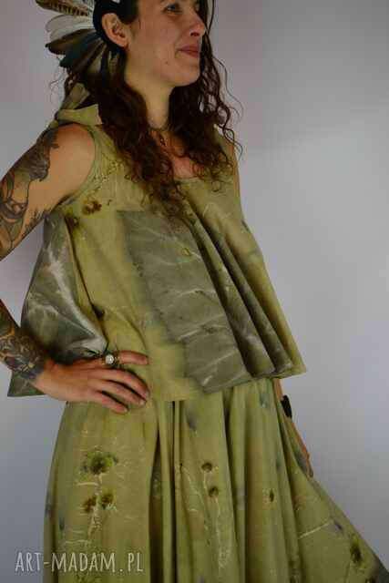 Barwiona roślinami Dzika Bluzka Otulająca Ciszą